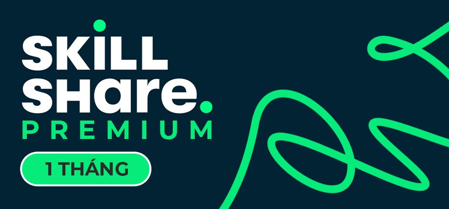 Tài khoản Skillshare premium 1 tháng